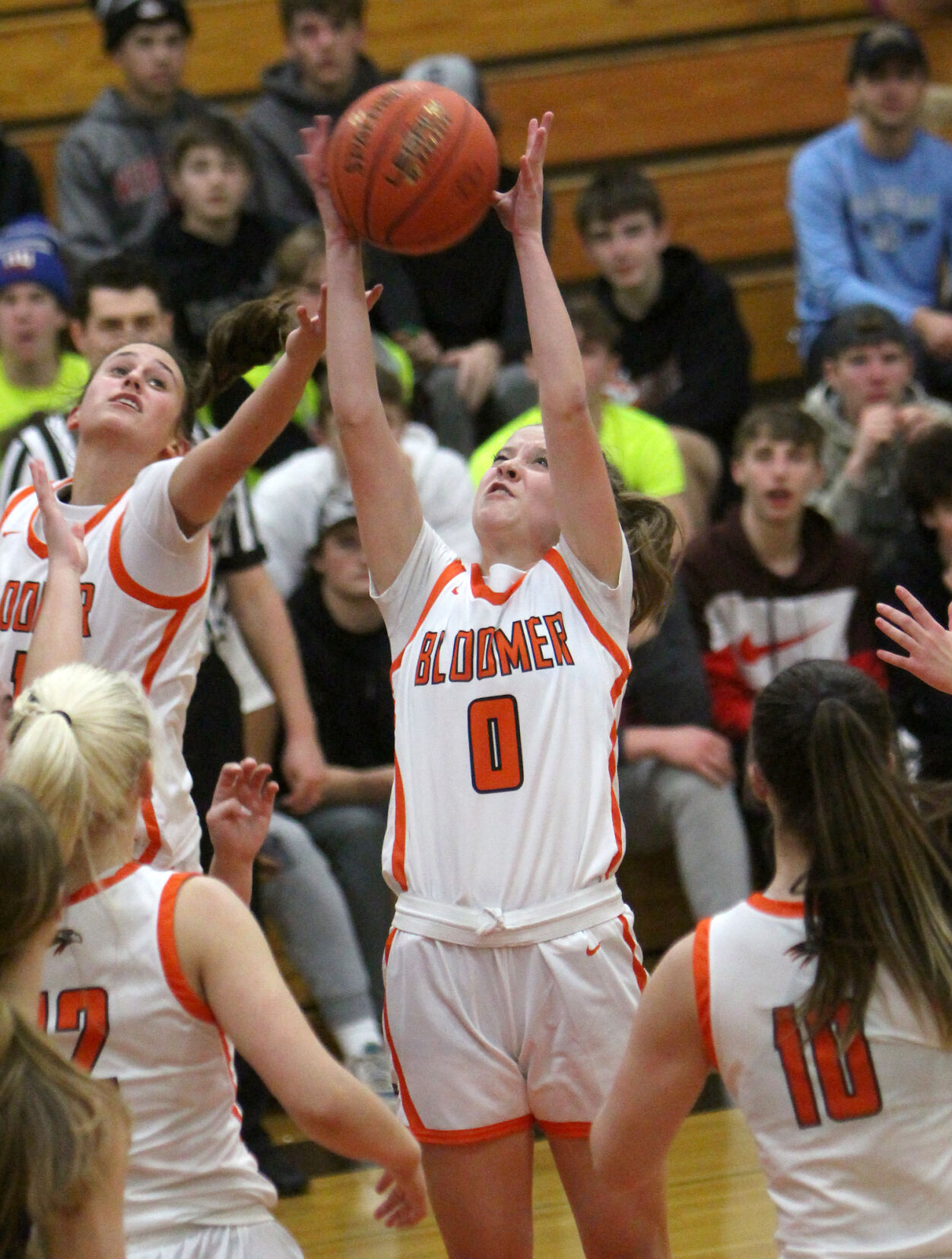 Cameron at Bloomer girls basketball 1-16-23